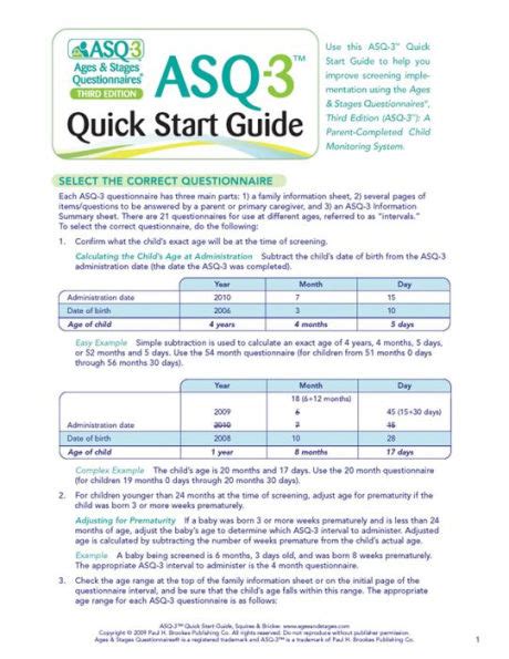 ASQ-3 Quick Start Guide PDF