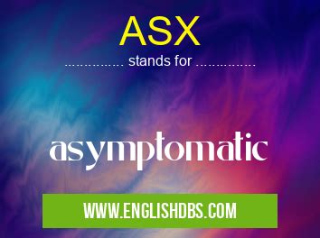 ASx: A Medical Abbreviation with Far-Reaching Impact