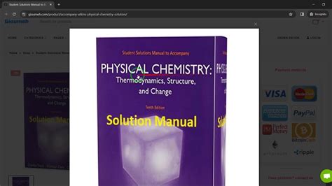 ATKINS PHYSICAL CHEMISTRY 6TH EDITION SOLUTION MANUAL Ebook Epub