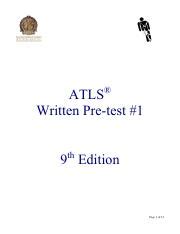 ATLS 9TH EDITION PRACTICE TEST Ebook PDF