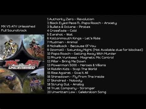 ATV vs MX Unleashed Soundtrack: A Symphony of Extreme Sports and Music