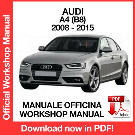 AUDI A4 B8 SERVICE MANUAL PDF Kindle Editon