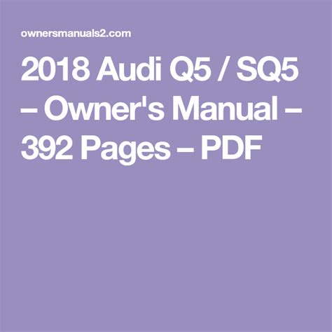 AUDI OWNERS MANUAL PDF CAR OWNERS MANUALS Reader