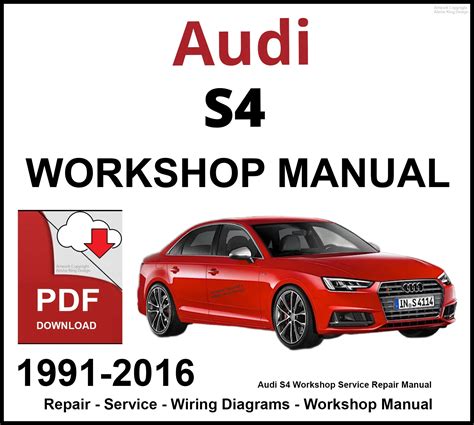 AUDI S4 SERVICE MANUAL Ebook PDF