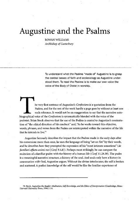 AUGUSTINE PSALMS Kindle Editon