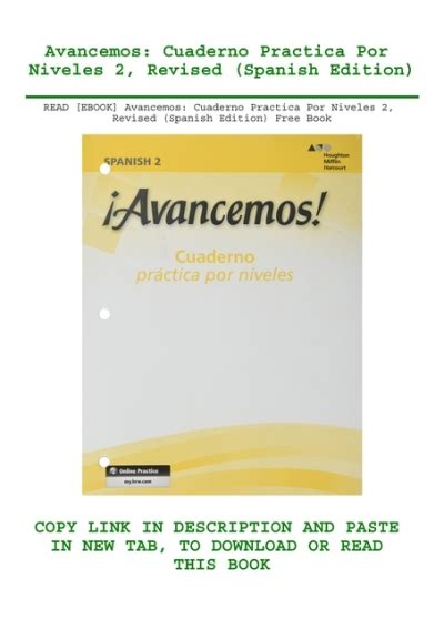 AVANCEMOS 2 ONLINE TEXTBOOK FREE Ebook Doc