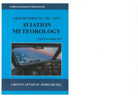 AVIATION METEOROLOGY I C JOSHI Ebook Doc