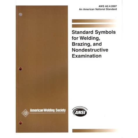 AWS A2.4:2007 - Standard Symbols For Welding, Ebook Kindle Editon