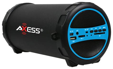 AXXUS Bluetooth Wireless Speaker BLUE Doc