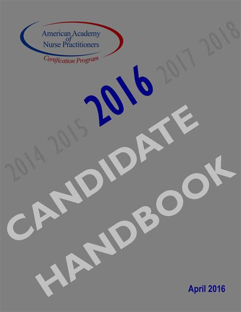 Aanp Candidate Handbook Ebook Ebook PDF