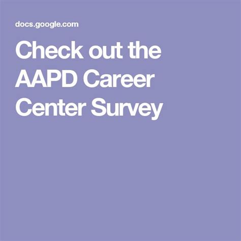 Aapd Career Center