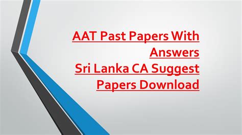 Aat Past Exam Papers With Answers Sinhala Doc