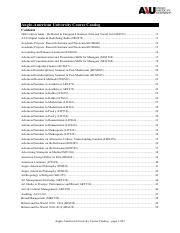 Aau Course Catalog