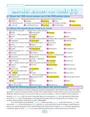 Ab Model Examination 2 Section 1 Answers Doc