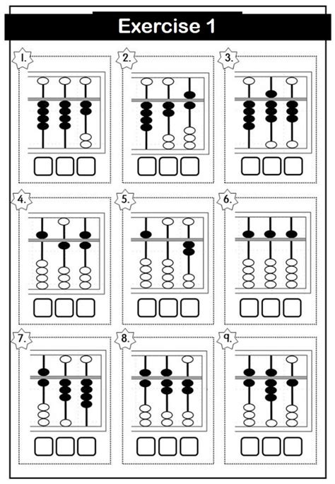 Abacus Worksheets With Answer Pdf Doc