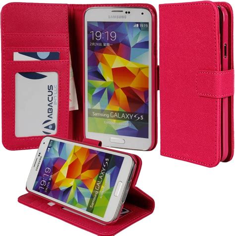 Abacus24 7 Leather Wallet Foldable Samsung Reader