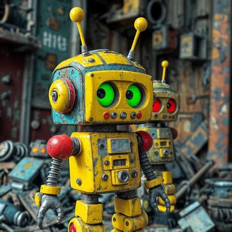 Abandoned Robots Art Spungbob: A Haunting Display of Forgotten Technology