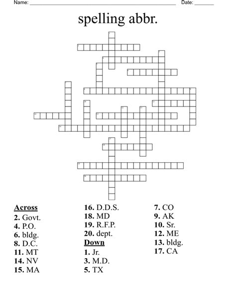 Abbr. In Library Catalog Crossword