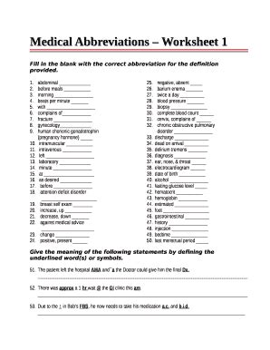 Abbreviations Answer Key Reader