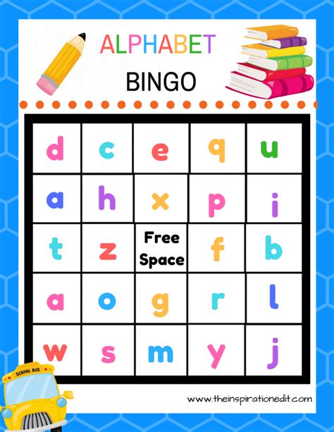 Abc Bingo Free Printable