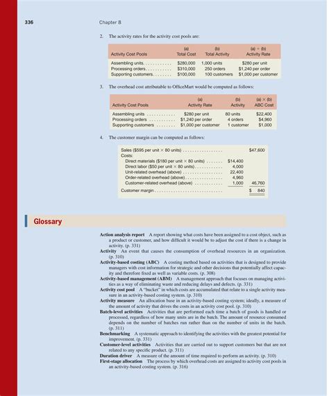 Abc Costing Problems And Solutions Reader