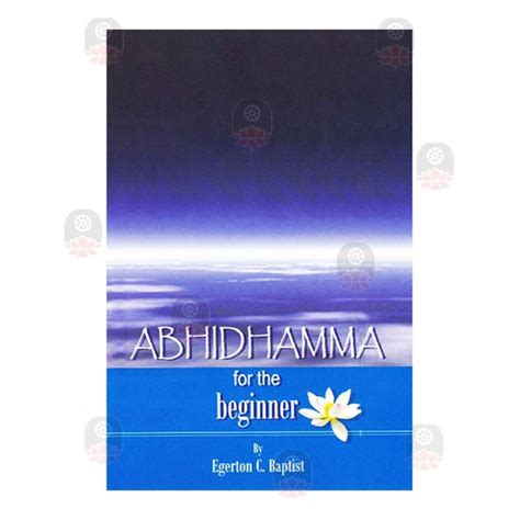 Abhidhamma for the Beginner PDF