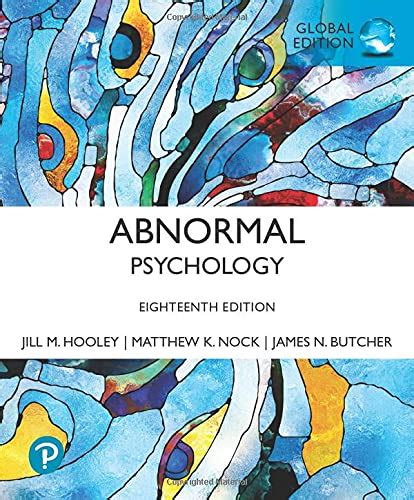 Abnormal Psychology 16th James Butcher Kindle Editon