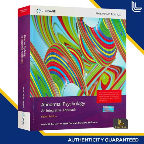 Abnormal Psychology An Integrated Approach PDF