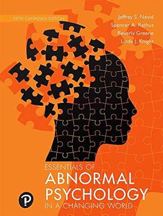 Abnormal Psychology Nevid 8th Edition Ebook Kindle Editon