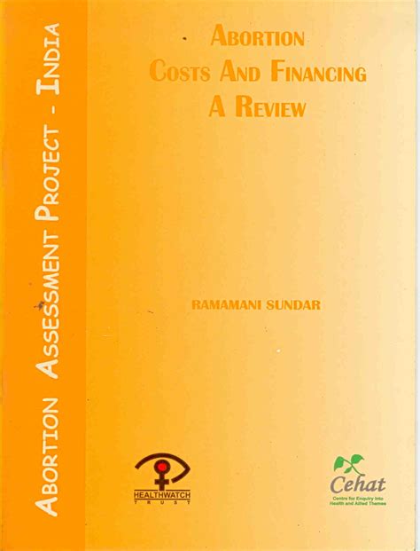 Abortion Costs and Financing A Review Epub