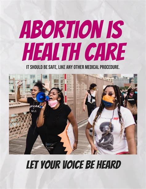 Abortion is Health Care: Wear Your Support Proudly