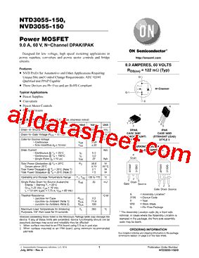 About NTD3055-150T4G