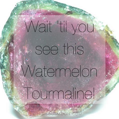 About Watermelon Tourmaline