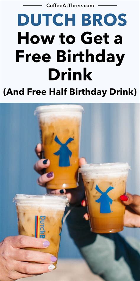 About the Dutch Bros Birthday Drink