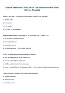 Abret Eeg Practice Exam Questions Ebook PDF