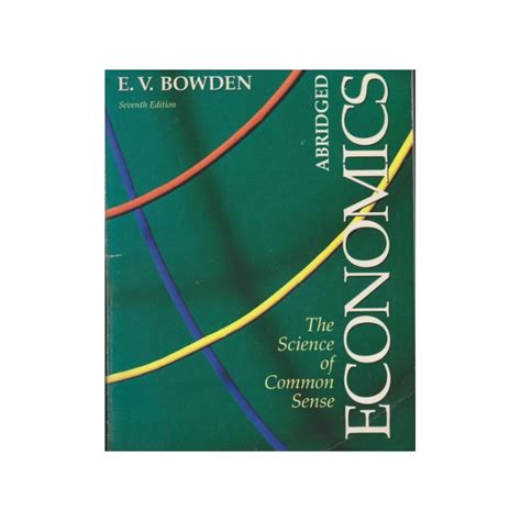 Abridged Version - Economics The Science of Common Sense Kindle Editon