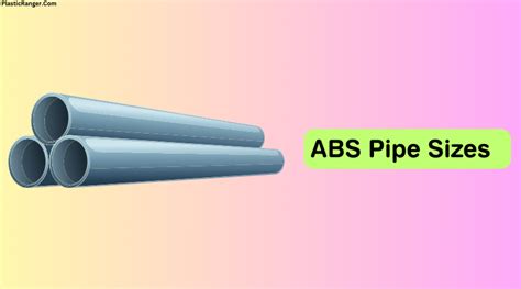 Abs Pipe Dimensions Chart