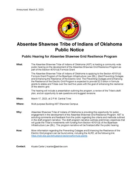 Absentee Shawnee Tribe Jobs: A Comprehensive Guide
