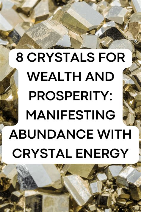 Abundance Crystals: Manifesting Wealth and Prosperity