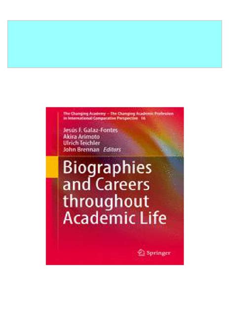 Academic Biographies Doc