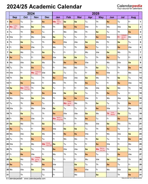 Academic Calendar Overview