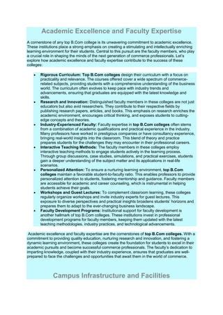 Academic Excellence: A Cornerstone of Both Institutions
