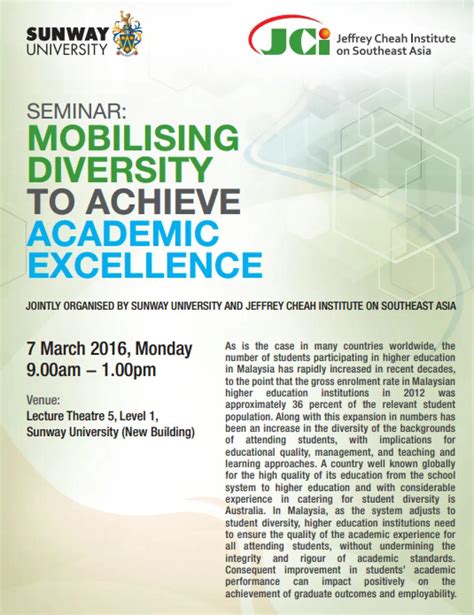 Academic Excellence and Program Diversity