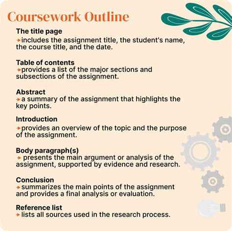 Academic coursework: