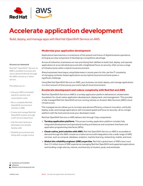 Accelerate Application Development: