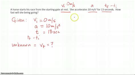 Acceleration Problems Answers Kindle Editon