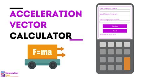 Acceleration Vector Calculator: Unleashing the Power of Motion Analysis