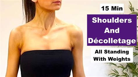 Accentuate the shoulders and décolletage: