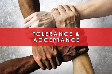 Acceptance and Tolerance: