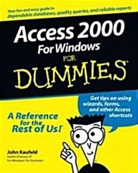 Access 2000 for Windows for Dummies Kindle Editon
